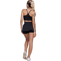 Conjunto Top Alça Fina e Short Saia Vekyo Feminino - Foto 2
