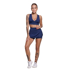 Conjunto Top bojo e Short Saia Vekyo Feminino - Foto 1