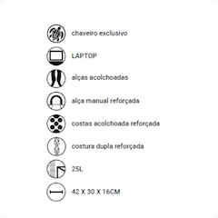 Mochila Unissex Mormaii 25 Litros - Foto 5