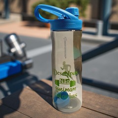 Garrafa Gold Sports Translucid Training - 900 ML - Foto 3