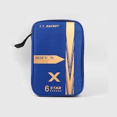 Kit Tênis Mesa Hueson Carbon 2 Raq Longa 6 Estrelas 3 bolas - Foto 6