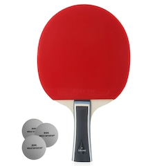 Kit Tênis de Mesa Boli -1 Raq 1 Estrela bolsa e 3 bolas - Gold Sports - Foto 1