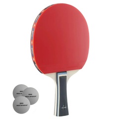 Kit Tênis de Mesa Boli -1 Raq 1 Estrela bolsa e 3 bolas - Gold Sports - Foto 6