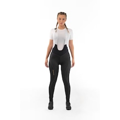 Calça Bretelle de Ciclismo Free Force Performance Gel Feminina - Foto 1