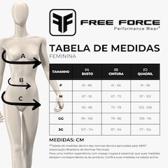 Calça Bretelle de Ciclismo Free Force Performance Gel Feminina - Foto 6