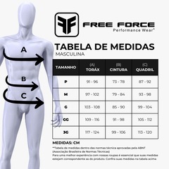 Calça Bretelle de Ciclismo Free Force Performance Gel Masculina - Foto 6