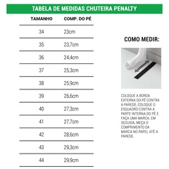 Chuteira de Futsal Infantil Penalty RX Locker Y - Foto 6