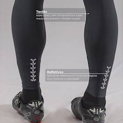 Calça Bretelle de Ciclismo Free Force Classic Invert Masculina - Foto 4