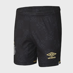 Calção Infantil Umbro Santos Oficial 2 2025 - Foto 2