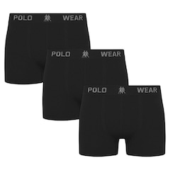 Cueca Boxer Polo Wear - 3 Unidades - Masculina - Foto 1