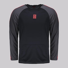 Camisa do Flamengo Manga Longa Laçado Masculina - Foto 1