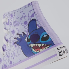 Tênis Infantil Converse All Star Chuck Taylor Cano Alto Stitch - Foto 6