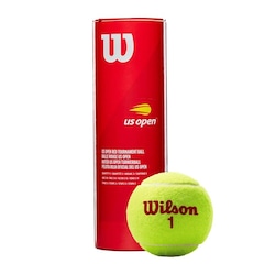 Kit Bola de Tênis Wilson Us Open Red Tourrnament - 3 unidades - Foto 1