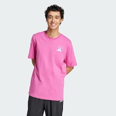 Camiseta Masculina adidas Gráfica Lounge Embroidery - Foto 2