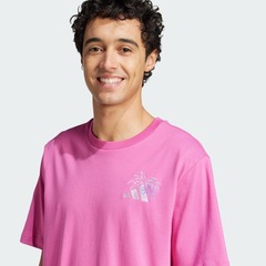 Camiseta Masculina adidas Gráfica Lounge Embroidery - Foto 5