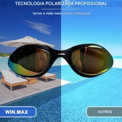 Óculos de Natação Gold Sports Ripper Performance Polarizado 9.0 HD - Adulto - Foto 4