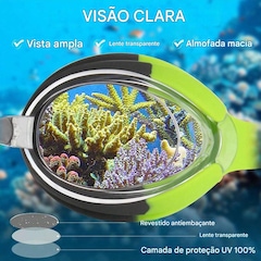 Óculos de Natação Gold Sports Confort Premium 6.0 High Definition - Infantil - Foto 3