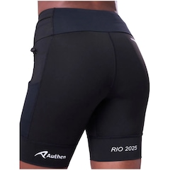 Bermuda Authen Grit Bossa 3 Bolsos 18cm Rio 2025 Feminina - Foto 2
