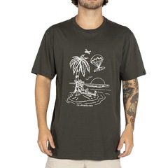 Camiseta Quiksilver Tuned Out WT25 Masculina - Foto 1