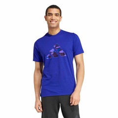 Camiseta Masculina Adidas Logo Camuflada - Foto 2