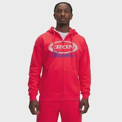 Blusão de Moletom Masculino Under Armour com Capuz Project Rock Icon Fleece - Foto 1