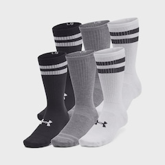 Meia Cano Alto Under Armour Essential - 6 Pares - Unissex - Foto 1