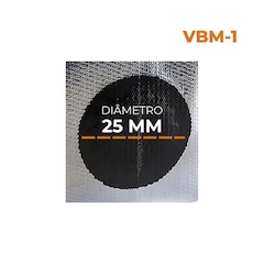 Kit 10 un remendo reparo 25 mm câmara de ar bike moto Vulcaflex - Foto 3