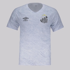 Camisa do Santos Umbro Aquecimento 2025 Masculina - Foto 1