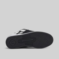Tênis DC Court Graffik Shoes black white stencil - Foto 2