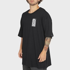 Camiseta Masculina Oversized Quiksilver Crossed Out - Foto 3