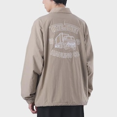 Jaqueta Masculina Champion Coaches Tuff Ones Briefly Brown - Foto 2