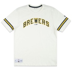 Camiseta Masculina New Era Milwaukee Brewers Fanpage - Foto 1