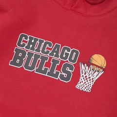 Blusão de Moletom Canguru Masculino New Era Chicago Bulls Core Programa - Foto 3
