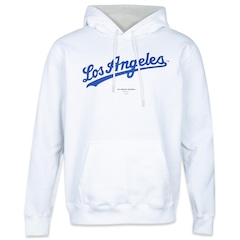 Blusão de Moletom Canguru Masculino New Era Los Angeles Dodgers Fanpage - Foto 1