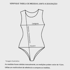 Maio de Natação Feminino Trinys Estampado 3587 com Recorte Seios - Foto 3