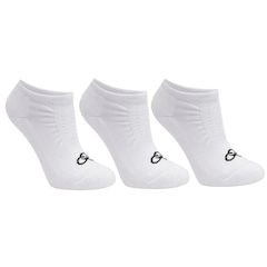 Kit 3 Meias Cano Invisível Olympikus Esportiva Atoalhada Pares Tamanho 33 ao 38 Masculina - Foto 1