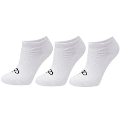 Kit 3 Meias Cano Invisível Olympikus Esportiva Atoalhada Pares Tamanho 33 ao 38 Masculina - Foto 2