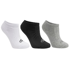 Kit 3 Meias Cano Invisível Olympikus Esportiva Atoalhada Pares Tamanho 33 ao 38 Masculina - Foto 1
