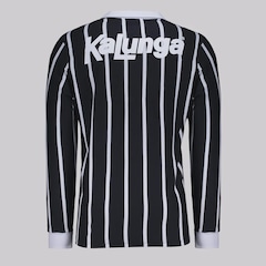 Camisa do Corinthians Manga Longa Retrô Kalunga Futfanatics Masculina - Foto 2