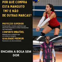 Manguito Para Vôlei Brac7 Longo Tm7 - Foto 6