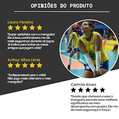 Manguito Para Vôlei Brac7 Longo Tm7 - Foto 7