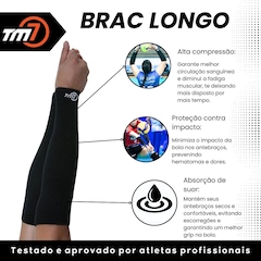 Manguito Para Vôlei Brac7 Longo Tm7 - Foto 2