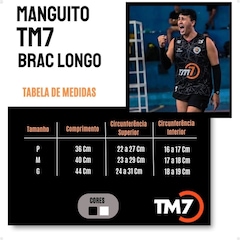 Manguito Para Vôlei Brac7 Longo Tm7 - Foto 5