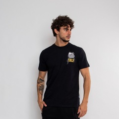 Camiseta do Santos 1912 Surf Center Oficial Escudo Masculina - Foto 6