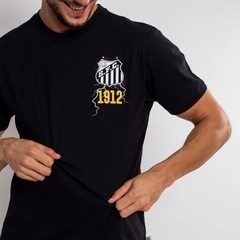 Camiseta do Santos 1912 Surf Center Oficial Escudo Masculina - Foto 7