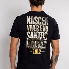 Camiseta do Santos 1912 Surf Center Oficial Escudo Masculina - Foto 8