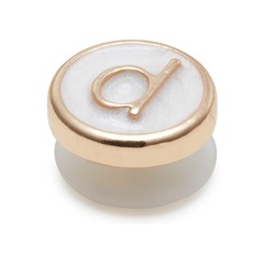 Jibbitz™ letra d pequena perolizada unico - Unissex - Foto 1