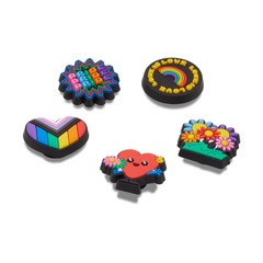 Jibbitz™ love is love pack com 5 peças unico - Unissex - Foto 2