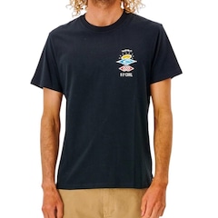 Camiseta Rip Curl Search Icon Big Masculina - Foto 4