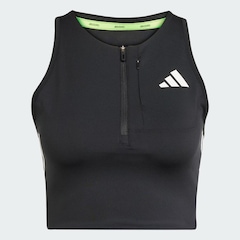 Top Feminino adidas Adizero com bolso para gel Crop - Foto 2